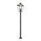 Z-Lite Talbot 4 Light Outdoor Post Mounted Fixture, Black & Clear Beveled 579PHXLXS-536P-BK - alternate 2